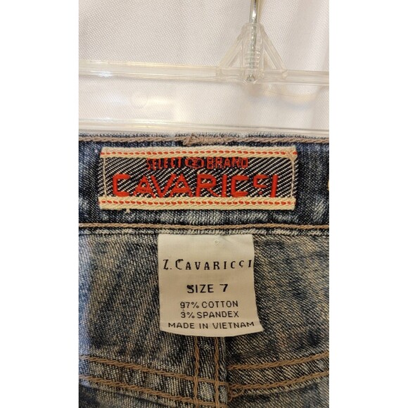 Z Cavaricci Vintage Jeans - Size 7, Low Rise Crop Straight Leg - Picture 8 of 8